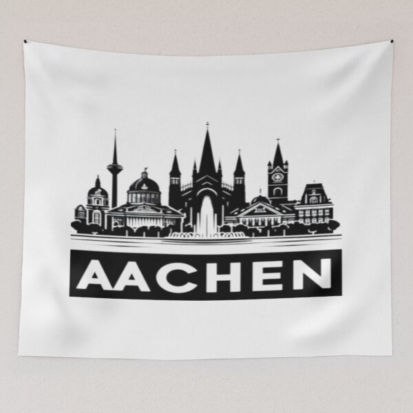 Item preview, Aachen sticker black and white designed and sold by danny-Dsign.