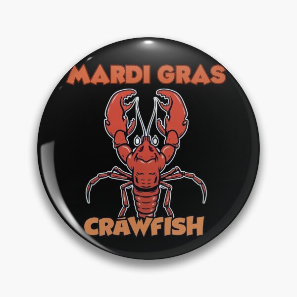 Item preview, Crawfish For Mardi Gras funny mardi gras party designed and sold by NaaEchDesign ⭐⭐⭐⭐⭐.