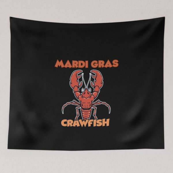 Item preview, Crawfish For Mardi Gras funny mardi gras party designed and sold by NaaEchDesign ⭐⭐⭐⭐⭐.