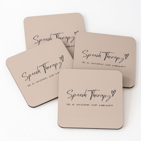 Item preview, Speech Therapy , is a work of heart, Inspirational Therapy saying for End of Year Speech for Teacher  designed and sold by CHAMSSTORE.