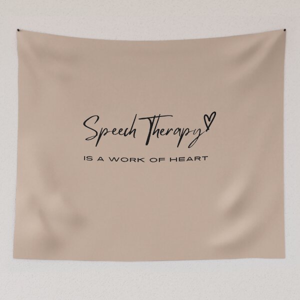 Item preview, Speech Therapy , is a work of heart, Inspirational Therapy saying for End of Year Speech for Teacher  designed and sold by CHAMSSTORE.