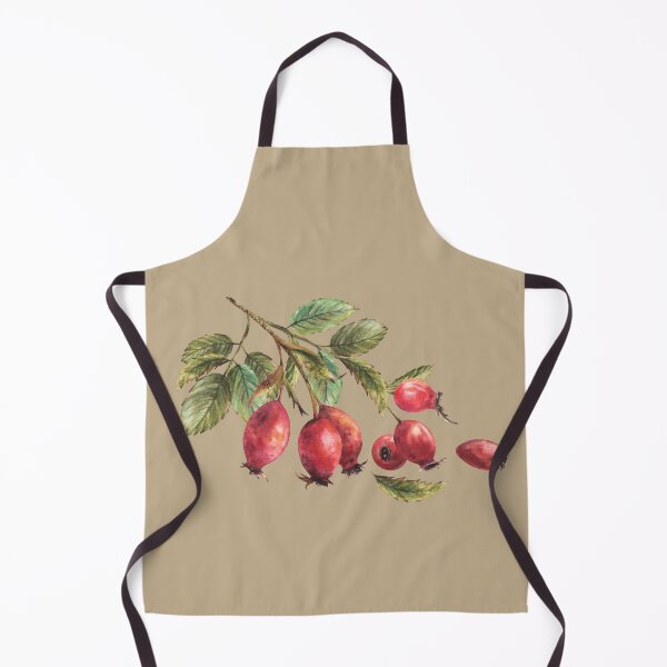 Item preview, Rose hip branch, dog rose or briar fruits watercolor hand drawn sticker. designed and sold by BartolArt.