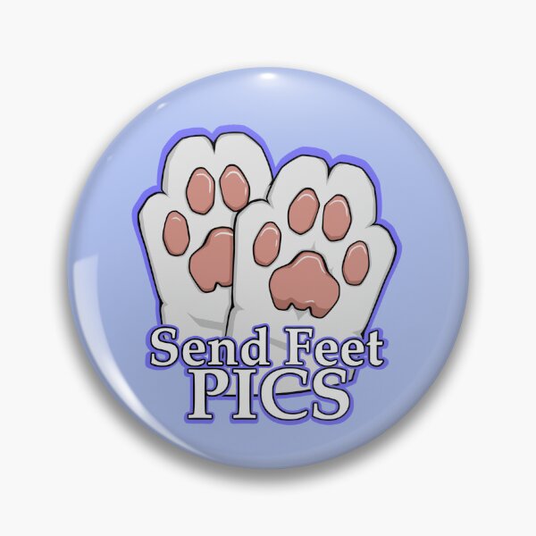 Item preview, Send Feet Pics (White) designed and sold by SaveTheTurret.