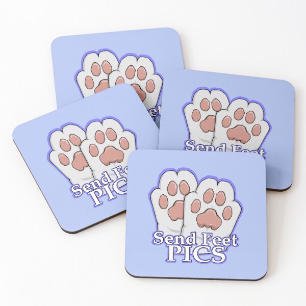 Item preview, Send Feet Pics (White) designed and sold by SaveTheTurret.