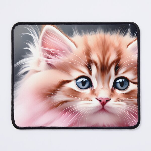 Item preview, A fluffy pink tabby kitten designed and sold by MissQuiss.