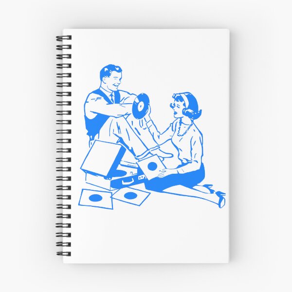 Aperçu de l'œuvre Bande dessinée sur un tourne-disque des années 1950 | Inspiration rétro créée et vendue par CheekyRetro.