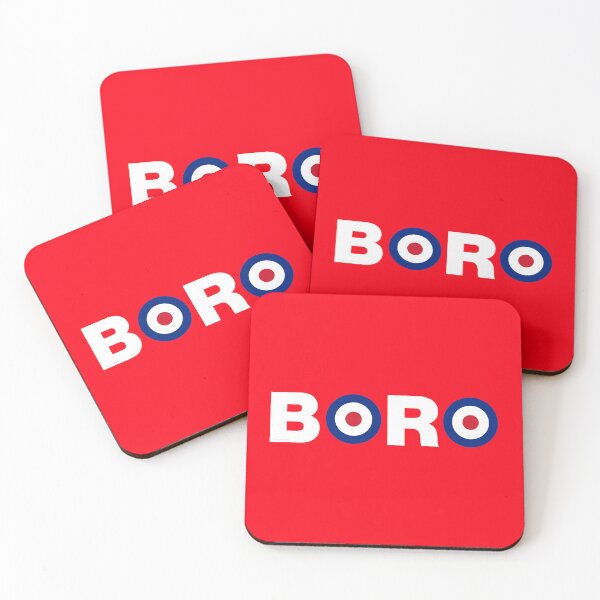 Item preview, Boro Mods White on Red designed and sold by Logo-A-GoGo.