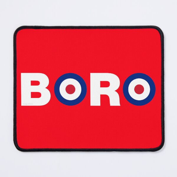 Item preview, Boro Mods White on Red designed and sold by Logo-A-GoGo.