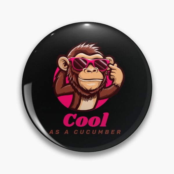 Item preview, Cool as a Cucumber funky cool monkey awesome designed and sold by SlickCity.