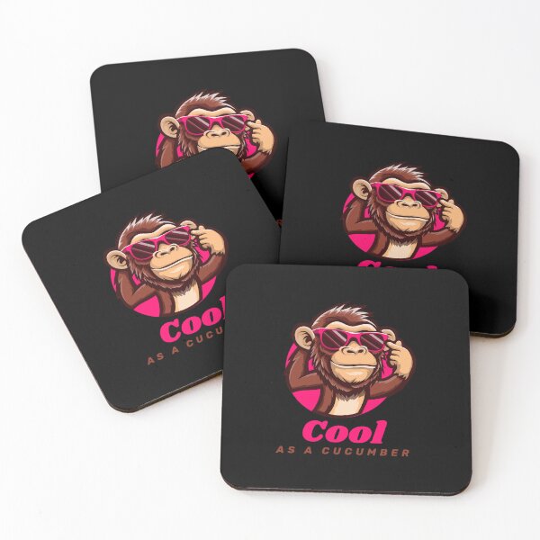 Item preview, Cool as a Cucumber funky cool monkey awesome designed and sold by SlickCity.