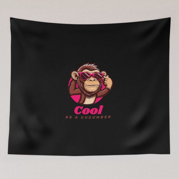 Item preview, Cool as a Cucumber funky cool monkey awesome designed and sold by SlickCity.