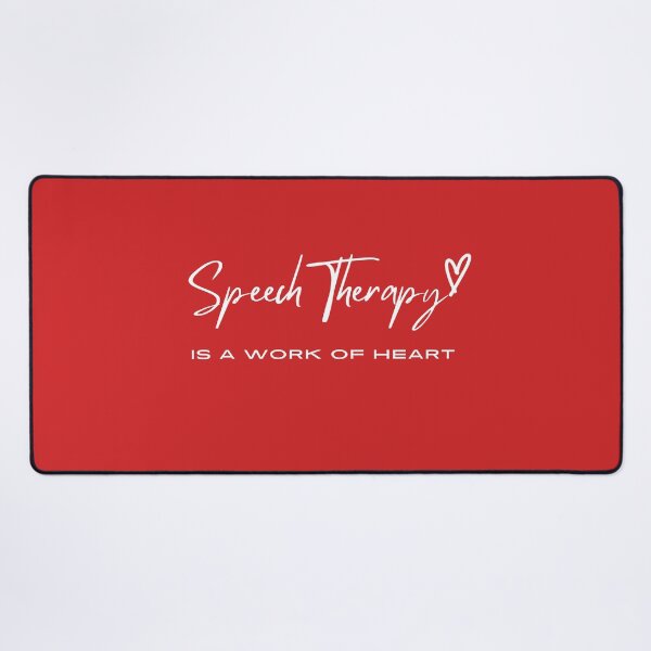 Item preview, Speech Therapy , is a work of heart, Inspirational Therapy saying for End of Year Speech for Teacher  designed and sold by CHAMSSTORE.