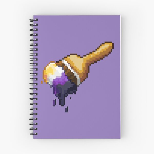 Item preview, Neopet Nonbinary Paint Brush Pixel Art designed and sold by AyrosArts.