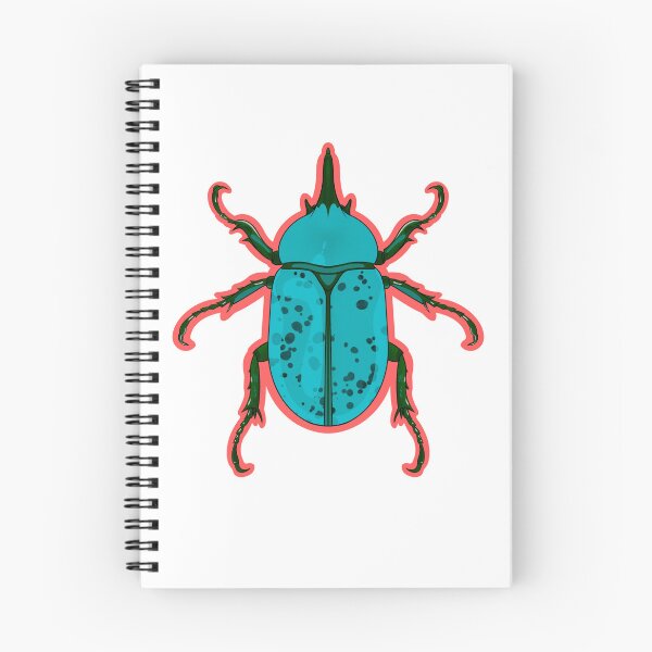 Item preview, Eastern Hercules Beetle (Dynastes tityus) ((Blue Version)) designed and sold by SamDaytonArt.