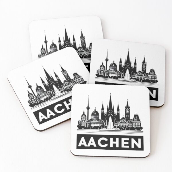 Item preview, Aachen sticker black and white designed and sold by danny-Dsign.