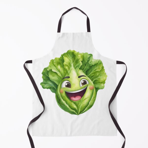 Item preview, Whimsical Playful Lettuce Sticker - Veggie Vibes designed and sold by CuteAndAesthetic.