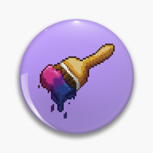 Item preview, Neopet Bisexual Paint Brush Pixel Art designed and sold by AyrosArts.