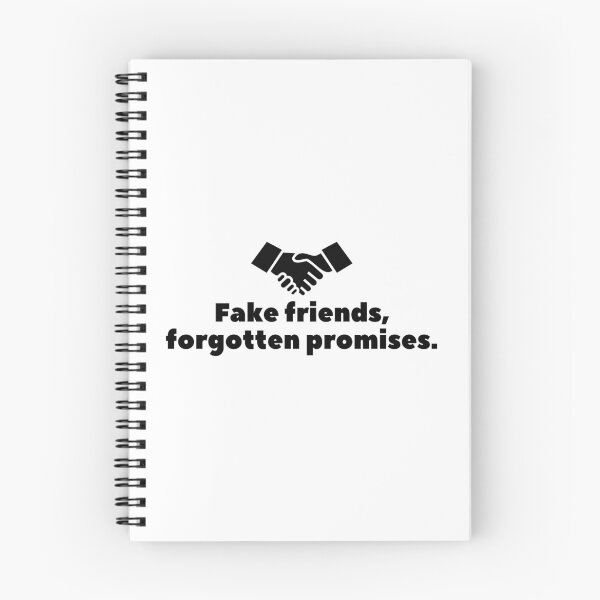 Item preview, Fake friends, forgotten promises. designed and sold by Bananobanini.