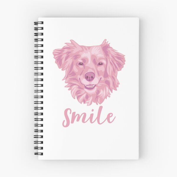 Item preview, DuFauna Pink Dog Joyful Smile White 02-0811-01 designed and sold by DuFauna.