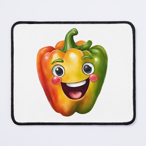 Item preview, Colorful Playful Bell Pepper designed and sold by CuteAndAesthetic.