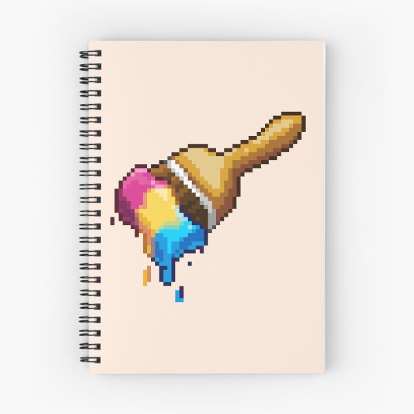 Item preview, Neopet Pansexual Paint Brush Pixel Art designed and sold by AyrosArts.