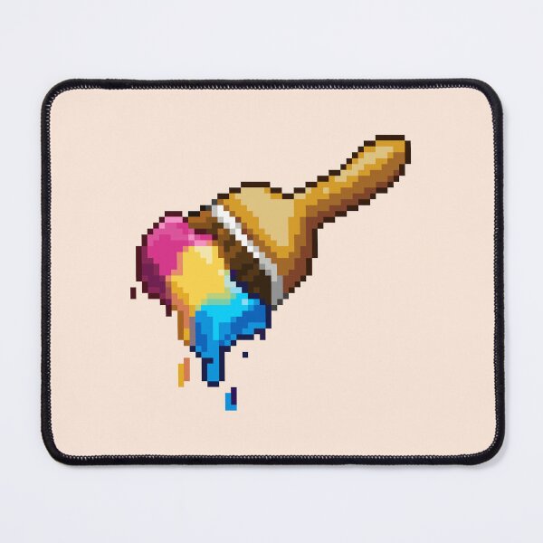 Item preview, Neopet Pansexual Paint Brush Pixel Art designed and sold by AyrosArts.