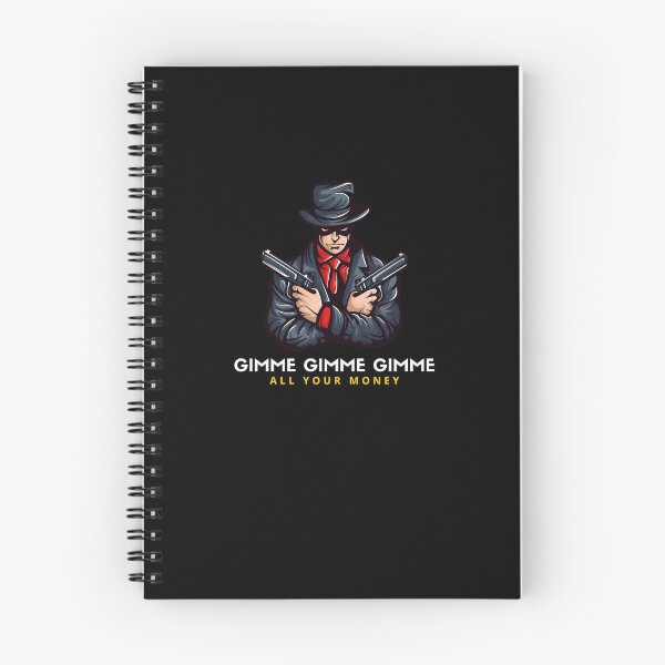 Item preview, Gimme all you Money retro bandit bank robber with Guns designed and sold by SlickCity.