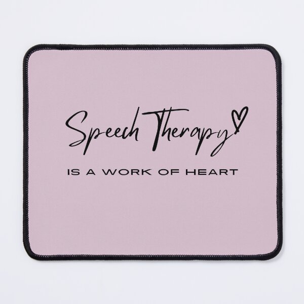 Item preview, Speech Therapy , is a work of heart, Inspirational Therapy saying for End of Year Speech for Teacher  designed and sold by CHAMSSTORE.