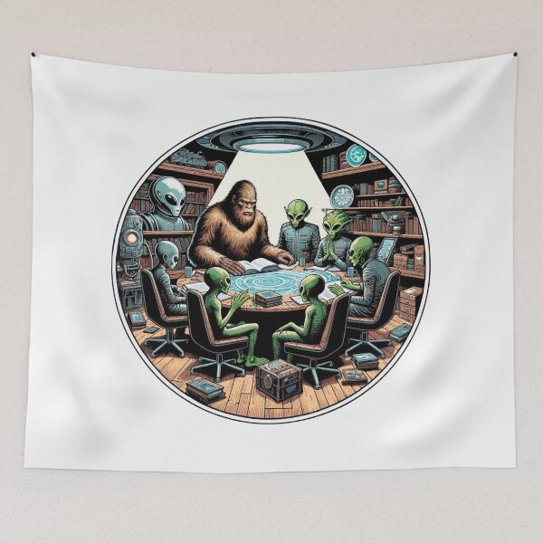 Item preview, Studying | Bigfoot And Aliens | Ufo | Believe designed and sold by ShopCoolStop.