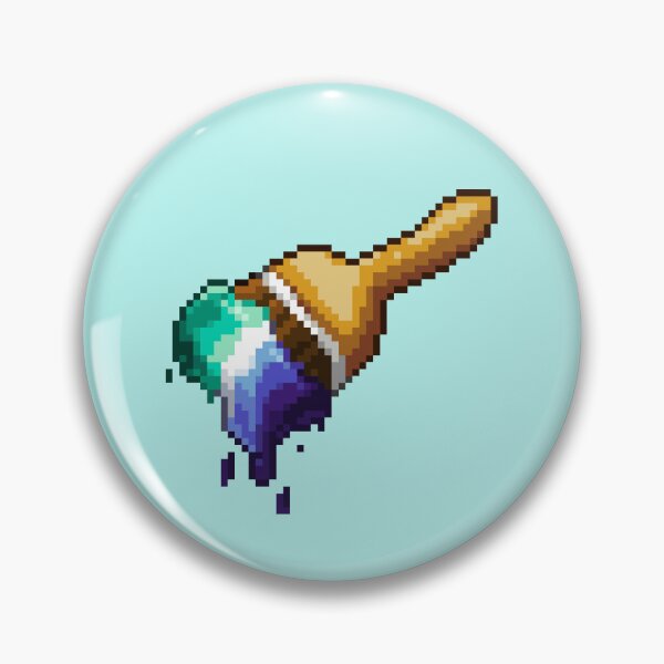 Item preview, Neopet Gay Paint Brush Pixel Art designed and sold by AyrosArts.