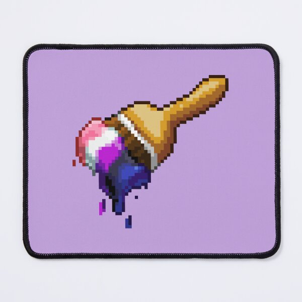 Item preview, Neopet Genderfluid Paint Brush Pixel Art designed and sold by AyrosArts.