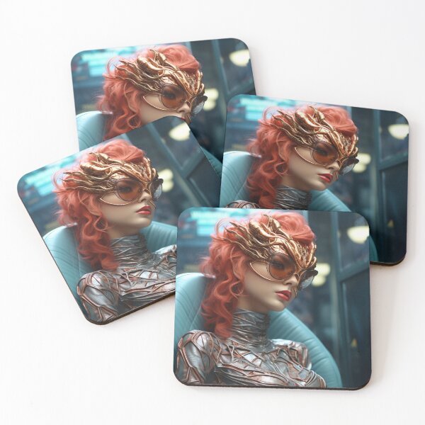 Item preview, Redhead woman portrait designed and sold by oilidesing.