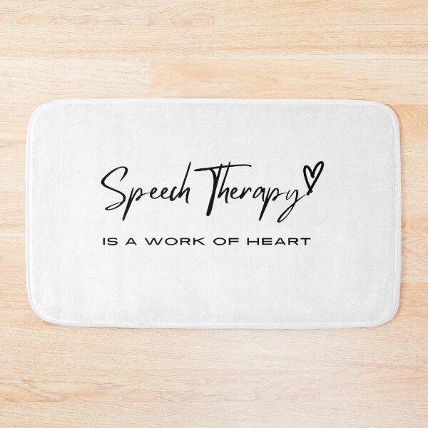 Item preview, Speech Therapy , is a work of heart, Inspirational Therapy saying for End of Year Speech for Teacher  designed and sold by CHAMSSTORE.