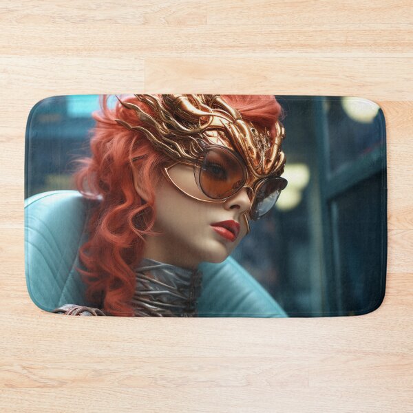 Item preview, Redhead woman portrait designed and sold by oilidesing.