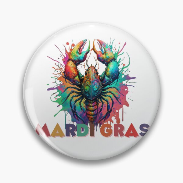 Item preview, Crawfish For Mardi Gras funny mardi gras party designed and sold by NaaEchDesign ⭐⭐⭐⭐⭐.