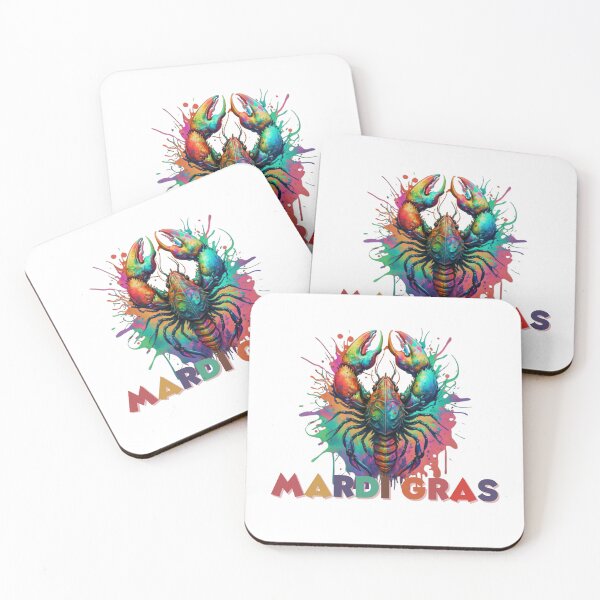 Item preview, Crawfish For Mardi Gras funny mardi gras party designed and sold by NaaEchDesign ⭐⭐⭐⭐⭐.