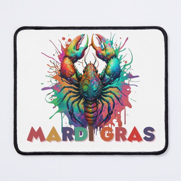 Item preview, Crawfish For Mardi Gras funny mardi gras party designed and sold by NaaEchDesign ⭐⭐⭐⭐⭐.