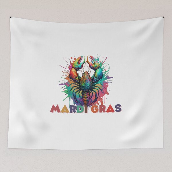 Item preview, Crawfish For Mardi Gras funny mardi gras party designed and sold by NaaEchDesign ⭐⭐⭐⭐⭐.