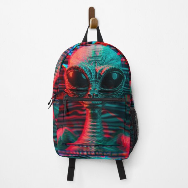 Item preview, Otherworldly Vision - 3D Alien Portrait Art Print designed and sold by Nicholas Panek.
