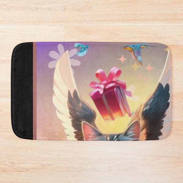 Item preview, Flying High on Furry Wings Gifted Cat Glide Delivers Delight designed and sold by DesignDistrict7.