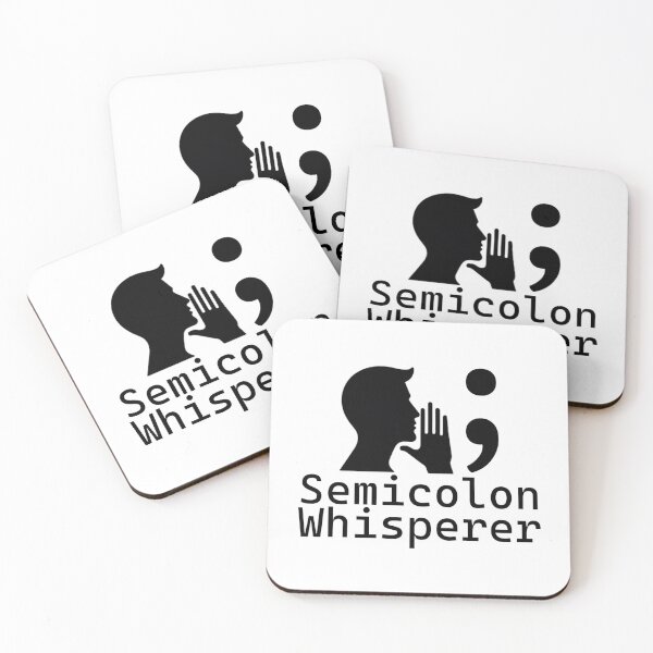Item preview, Whispered Syntax: The Semicolon Secret - Programmer's Statement designed and sold by MnDShirts.