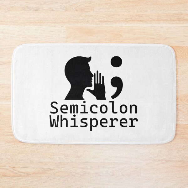 Item preview, Whispered Syntax: The Semicolon Secret - Programmer's Statement designed and sold by MnDShirts.