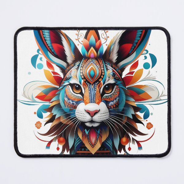 Item preview, Tribal rabbit spirit logo designed and sold by Laufer15.