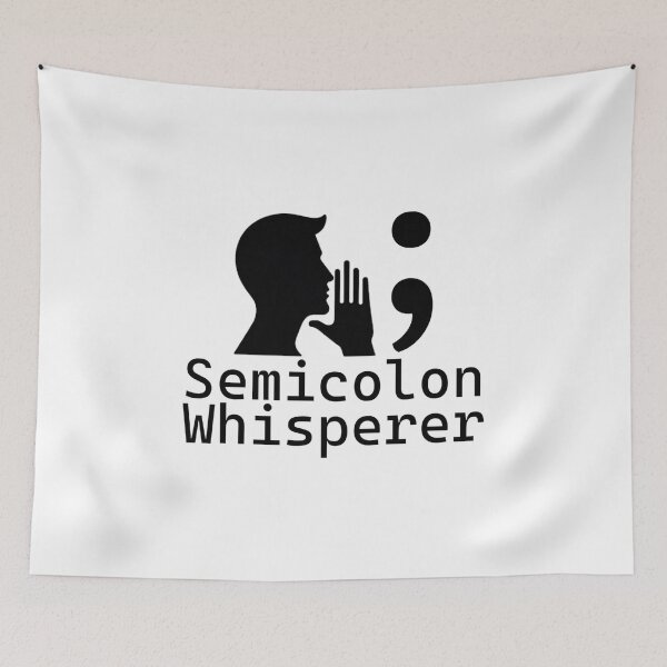 Item preview, Whispered Syntax: The Semicolon Secret - Programmer's Statement designed and sold by MnDShirts.