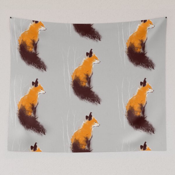 Item preview, Sumi-e kitsune designed and sold by kharma zero.