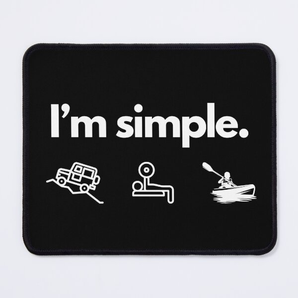 Item preview, I’m Simple. | Off road | Workout | Fishing designed and sold by ShopCoolStop.