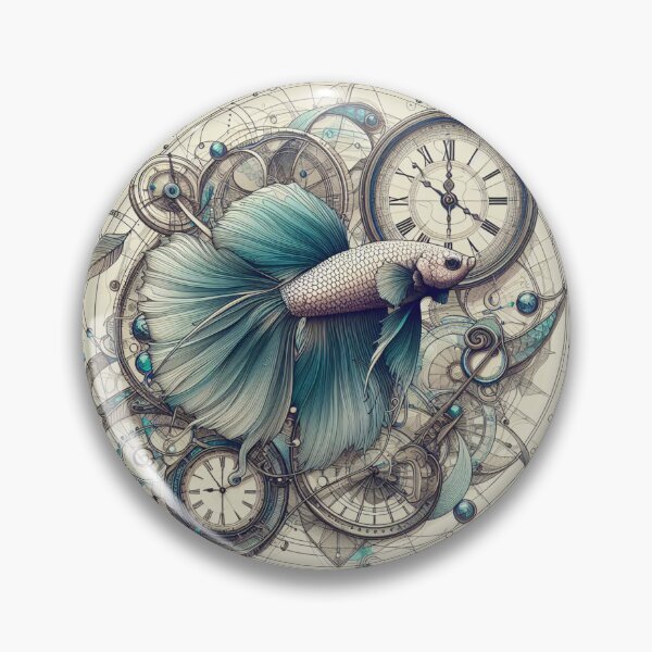 Item preview, Betta Fish Baroque Style betta Pet Mom designed and sold by CoffeeIsATrip.