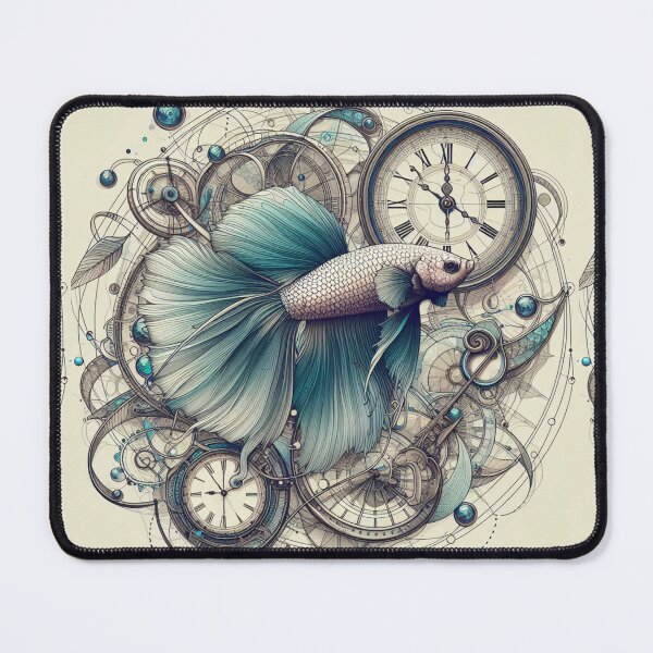Item preview, Betta Fish Baroque Style betta Pet Mom designed and sold by CoffeeIsATrip.