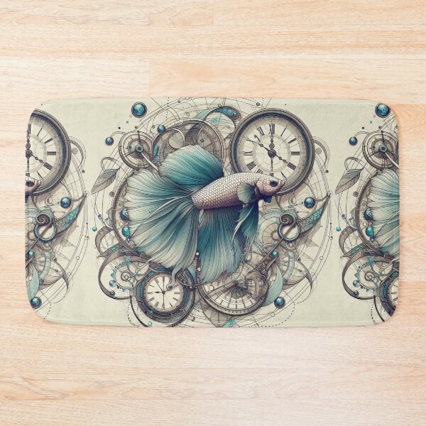 Item preview, Betta Fish Baroque Style betta Pet Mom designed and sold by CoffeeIsATrip.