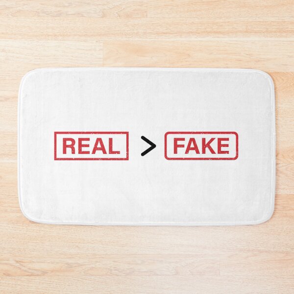 Item preview, Real over Fake designed and sold by Bananobanini.